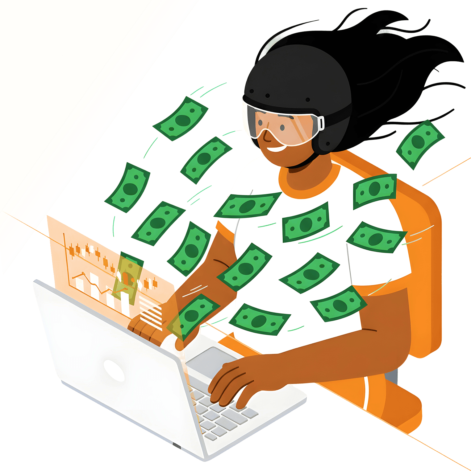 Trader Illustration