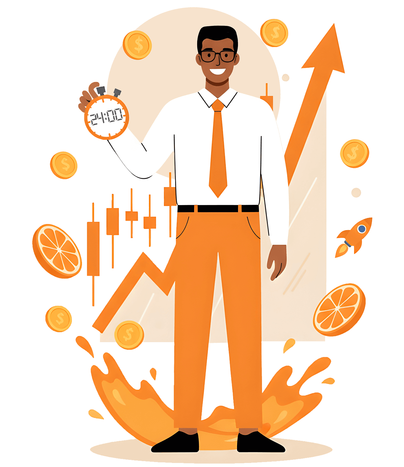 Trader Illustration