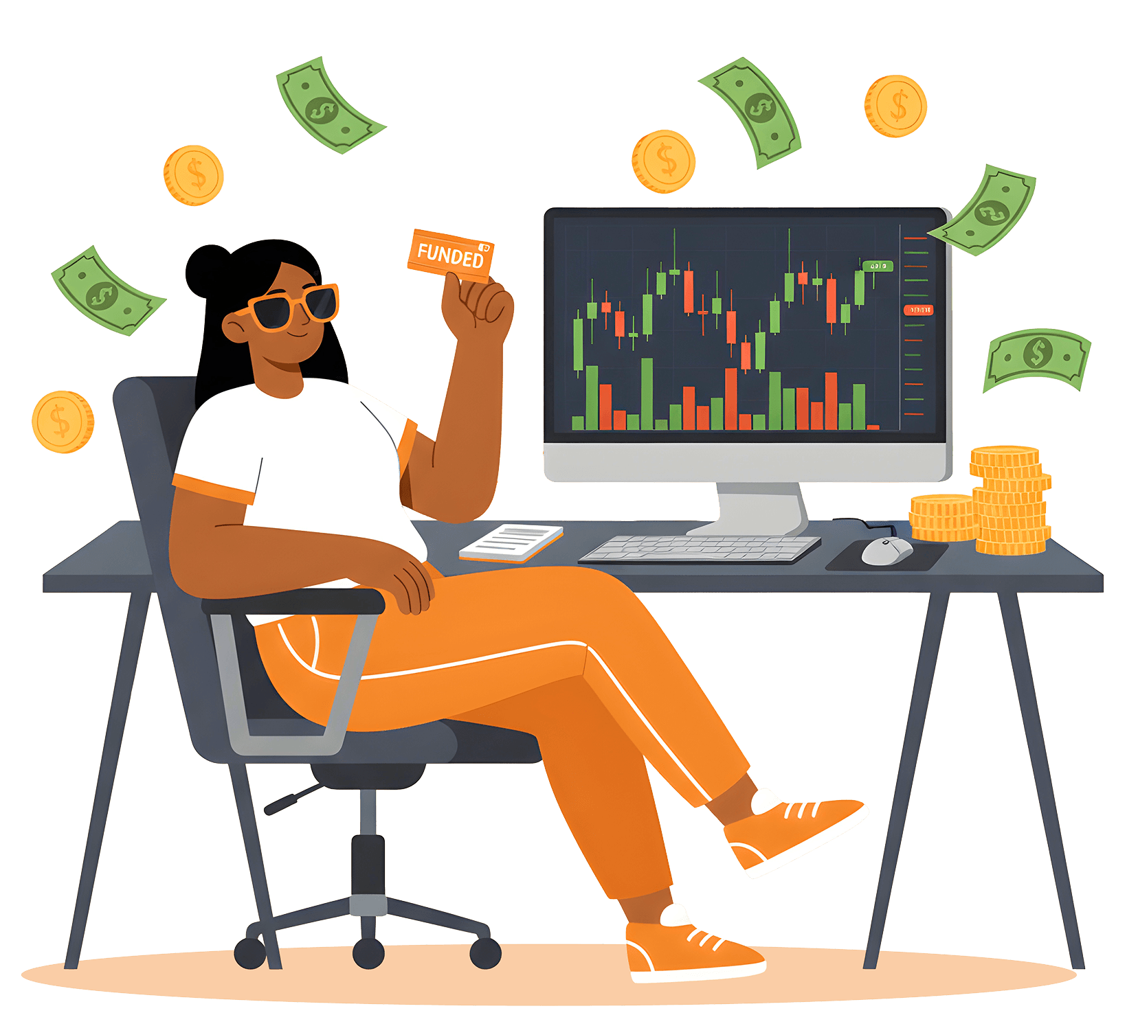 Trader Illustration